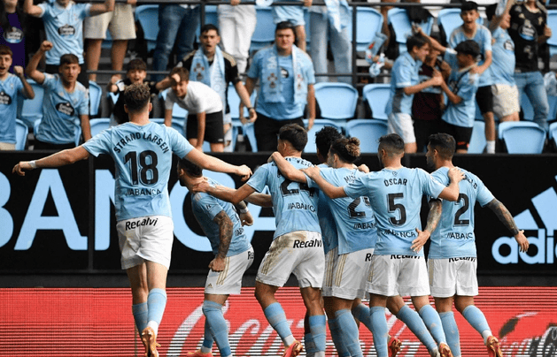 塞尔塔维戈客场战胜毕尔巴鄂，取得胜利